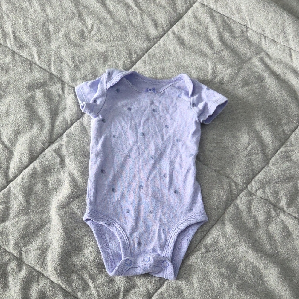 Carter's Light Purple Short Sleeve Bodysuit
